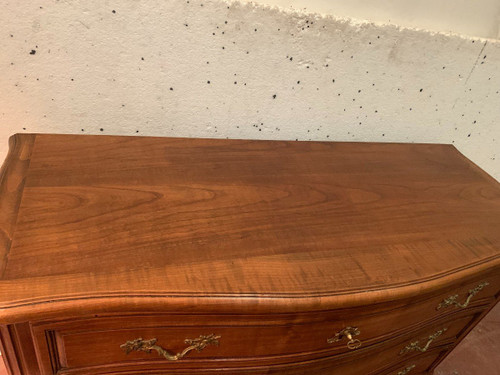 Cassettone Con Facciata Curva In Stile Provenzale XVIII Secolo