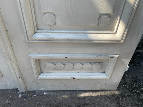 Double Art Deco Closet Door In Patinated Fir XX Century