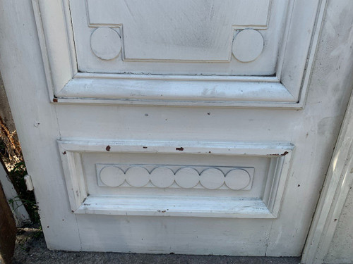 Double Art Deco Closet Door In Patinated Fir XX Century