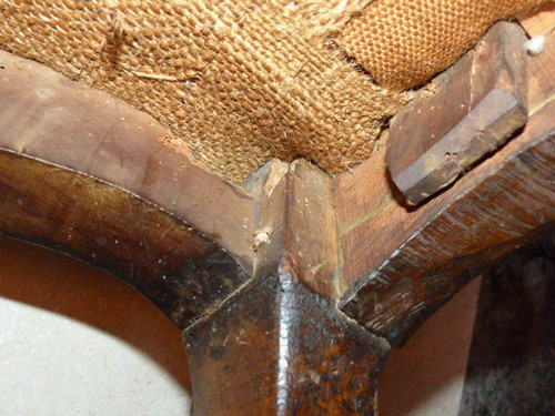 Coppia di poltrone cabriolet in faggio Luigi XV del XVIII secolo