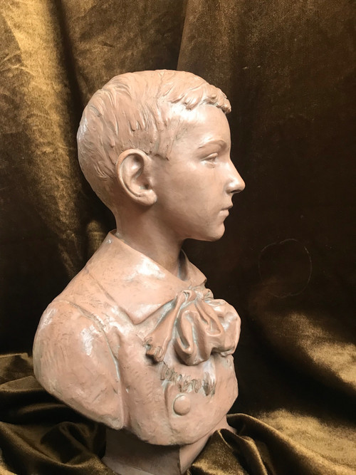 Busto di ragazzo, Émile Truffot (1843-1895)