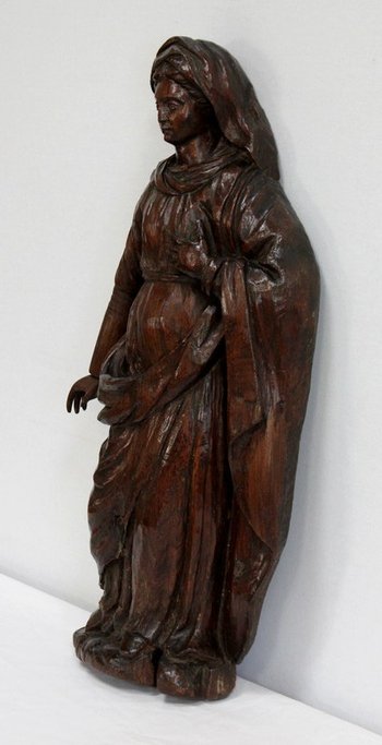 Statua di un Santo in quercia - XIX secolo