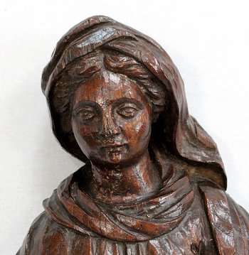Statua di un Santo in quercia - XIX secolo