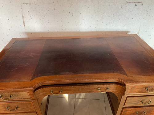 Bureau Et Son Fauteuil Tournant Angleterre XIX Siècle
