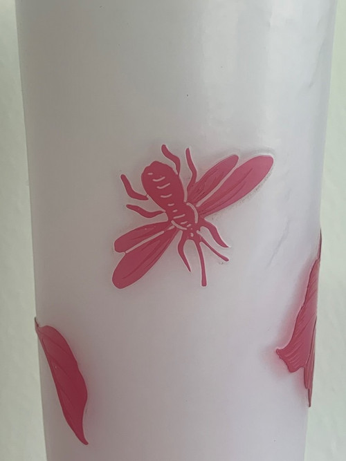 Vase Cristallerie De Pantin Period Stumpf, Touvier, Viollet & C
