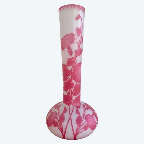Vase Cristallerie De Pantin Period Stumpf, Touvier, Viollet & C