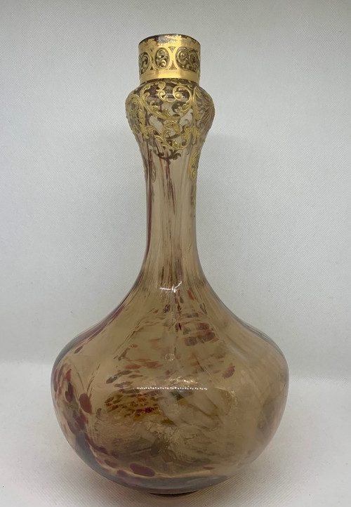 "Vase Mellerio Frères, Verreries d'Aubervilliers" (Aubervilliers glassworks)