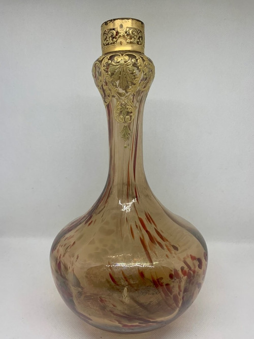 "Vase Mellerio Frères, Verreries d'Aubervilliers" (Aubervilliers glassworks)