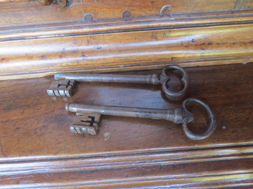Seventeenth-century walnut sideboard.  