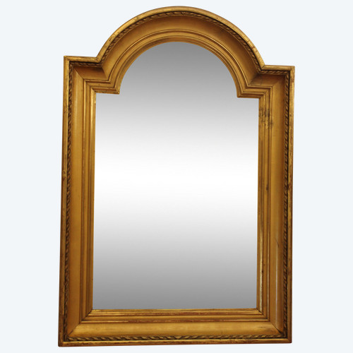 Miroir Ancien Feuille d'Or, Verre Mercurisé 65 X 95 Cm