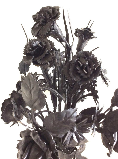 Bouquet En Ferronnerie - Travail Italien, 20ème