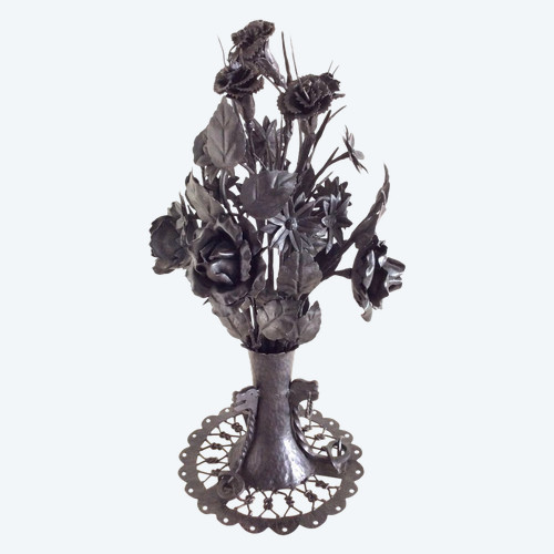 Bouquet En Ferronnerie - Travail Italien, 20ème