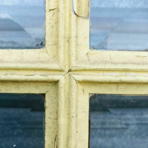 Séparation En Quatre Vantaux A Carreaux Biseautés XX Siècle