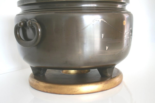 Brûle Parfum Japonais, En Bronze - Japon Epoque Edo