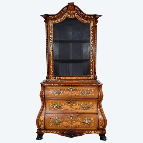 Rare Commode-Vitrine Hollandaise –  XVIIIe