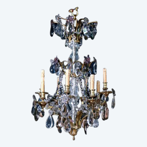 19th Century Crystal Chandelier