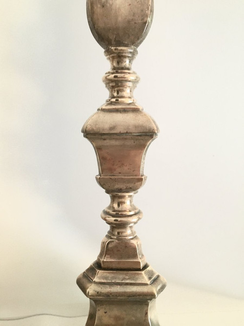Pair of very large candlesticks - 17th century