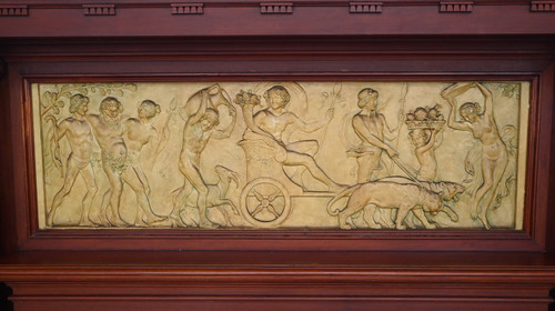 Important Mahogany Castle Fireplace - 2nd part of the 19th century
