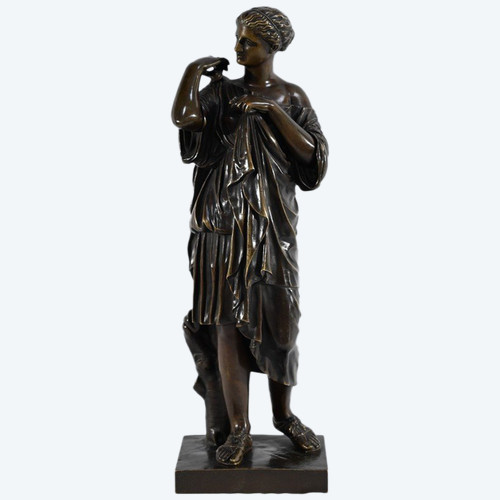 Bronze „Diane de Gabies“, nach Praxiteles – 19. Jahrhundert