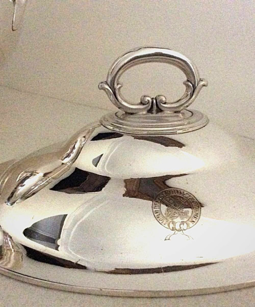 Large Soup Tureen In Silver-Plated Metal - Paquebot Transatlantique Le Brèmes
