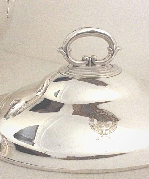 Large Soup Tureen In Silver-Plated Metal - Paquebot Transatlantique Le Brèmes