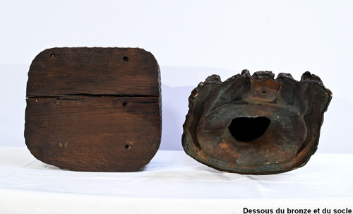 Bedeutende Büste von Bretonne in Bronze, signiert G.Demée – Ende des 19. Jahrhunderts