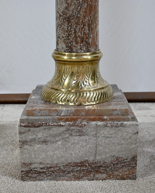 Marble Column - Late 19th Century
