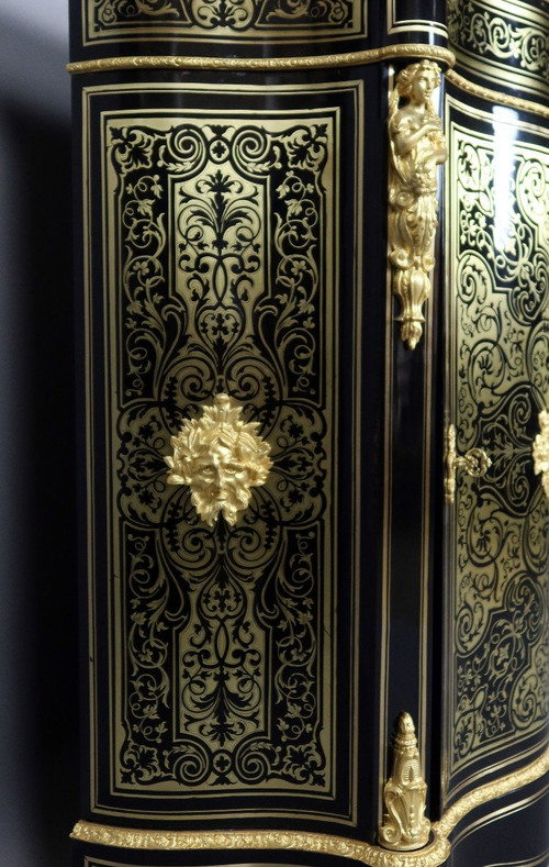 Buffet En Marqueterie Boulle époque Napoléon III XIXe siècle
