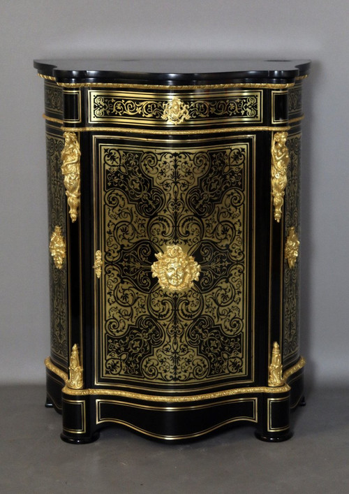 Buffet En Marqueterie Boulle époque Napoléon III XIXe siècle