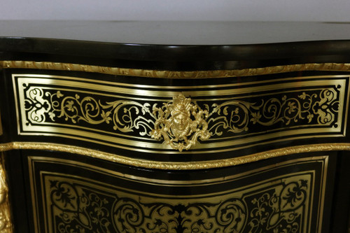Buffet En Marqueterie Boulle époque Napoléon III XIXe siècle