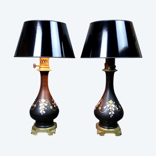 Coppia di lampade Napoleone III