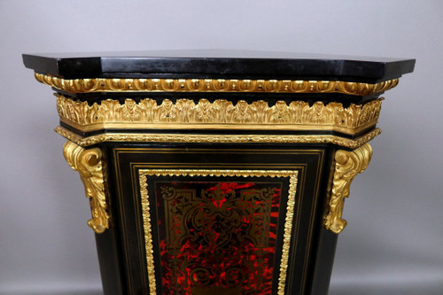 Encoignure d'époque Napoléon III En Marqueterie du XIX ème siècle