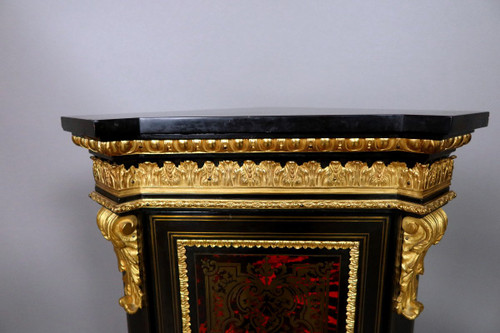 Encoignure d'époque Napoléon III En Marqueterie du XIX ème siècle
