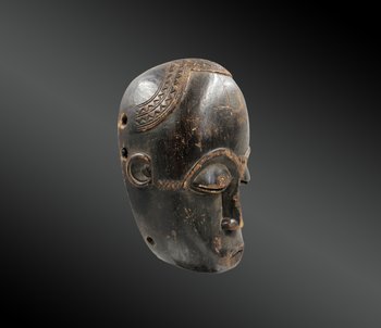 Baoulé MASK - Baoulé culture, Ivory Coast - First half of the 20th century - Wood