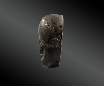 Baoulé MASK - Baoulé culture, Ivory Coast - First half of the 20th century - Wood