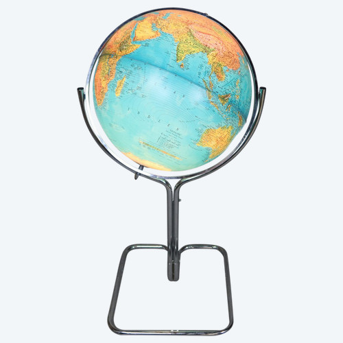 Globe terrestre sur pied