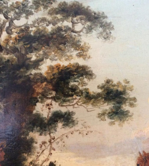 Oil On Panel, The Cavalier - Dutch School, Late 18th