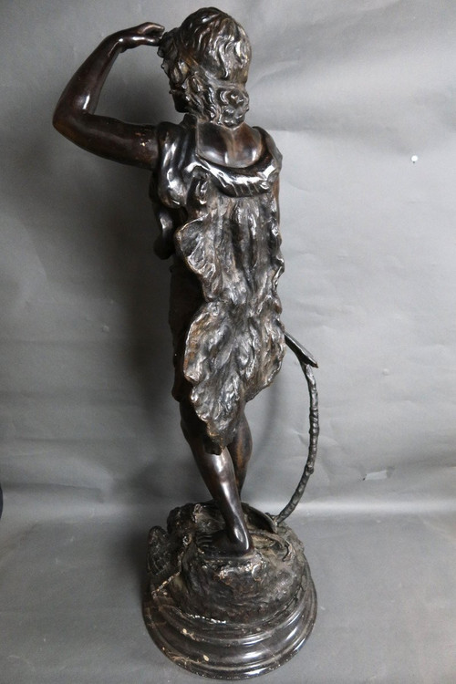 Grande bronzo dopo Moreau il cacciatore 20°