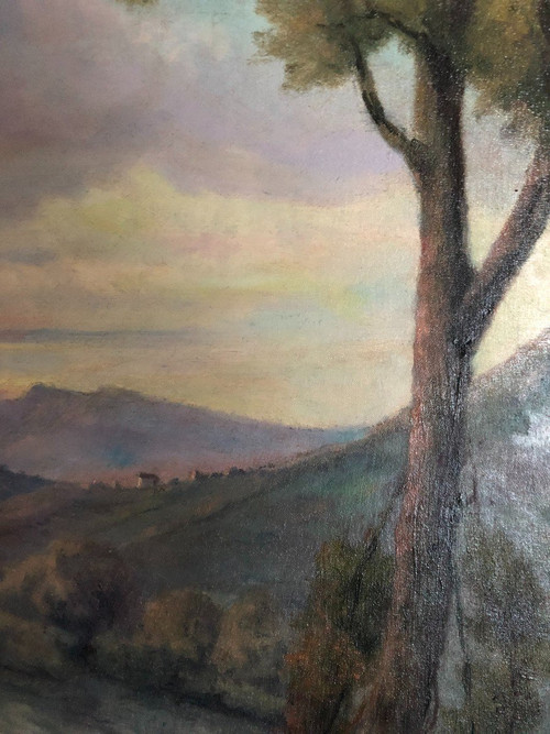 painting representing the Arve at Annemasse