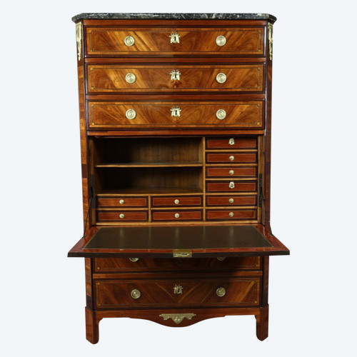 Secrétaire Semainier époque Louis XVI Estampillé