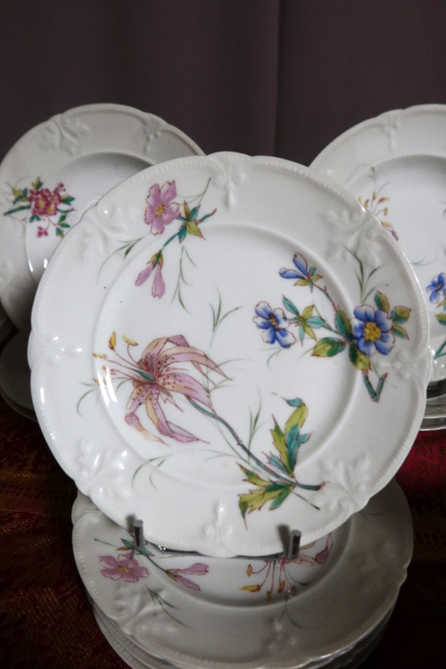Porcelain Table Service 57 Pieces Maison Pouyat Limoges 19th