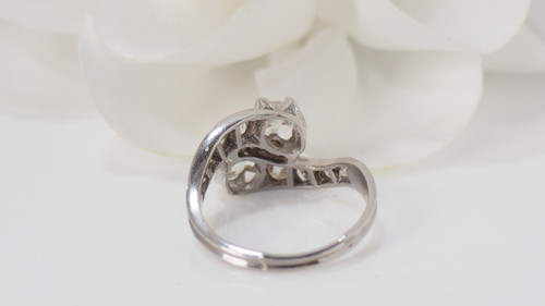 Bague Toi Et Moi En Or Blanc Et Diamants