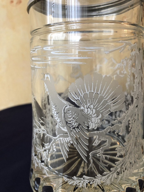 Bohemian Crystal Beer Mug.
