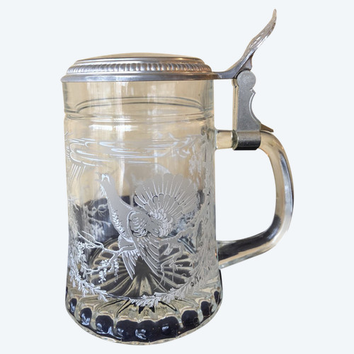 Bohemian Crystal Beer Mug.