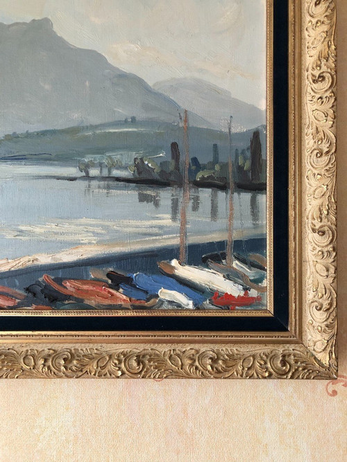 Oil On Canvas Signed Jo Maire