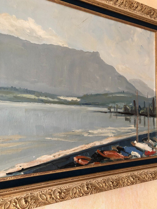 Oil On Canvas Signed Jo Maire