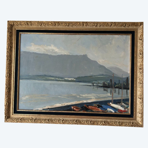Oil On Canvas Signed Jo Maire