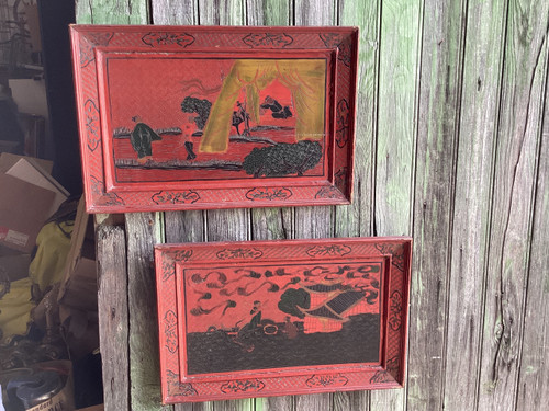Pair of Chinese panels