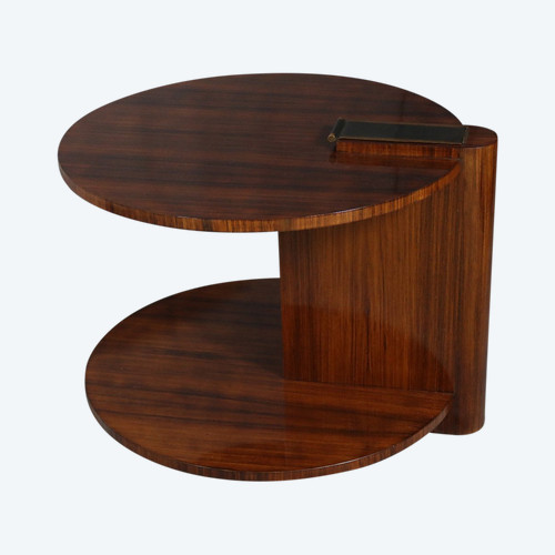 Guéridon Art Déco en ébène de Macassar