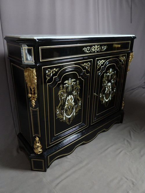 Buffet En ébéne d'époque Napoléon III